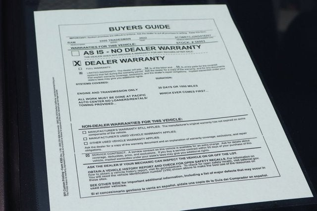 2022 RAM 3500 Tradesman