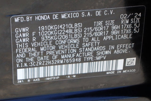 2024 Honda HR-V LX