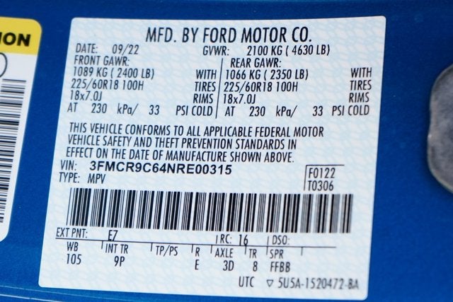 2022 Ford Bronco Sport Outer Banks