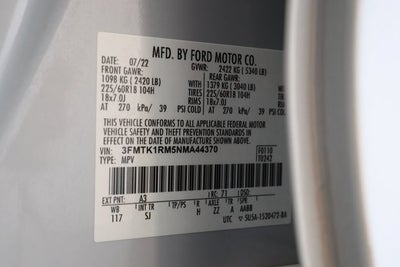 2022 Ford Mustang Mach-E Select