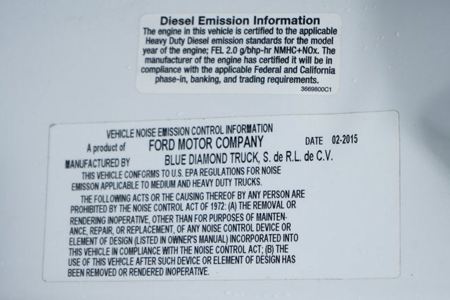 2015 Ford F-650SD XLT