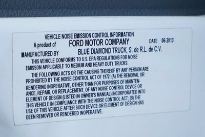 2013 Ford F-750SD Straight Frame