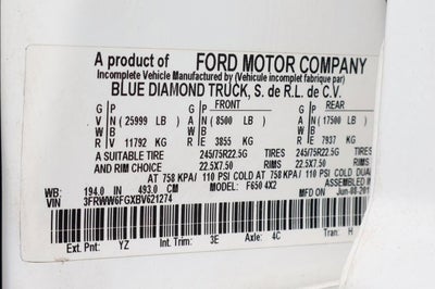 2011 Ford F-650SD XLT