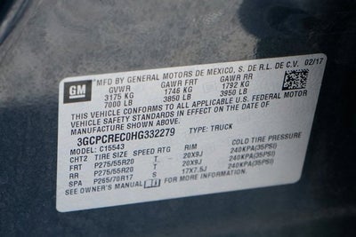 2017 Chevrolet Silverado 1500 LT