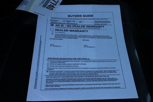 2017 Chevrolet Silverado 1500 LT