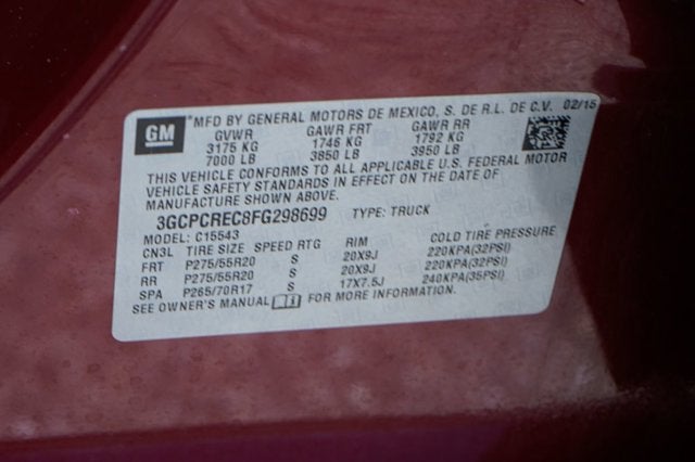 2015 Chevrolet Silverado 1500 LT