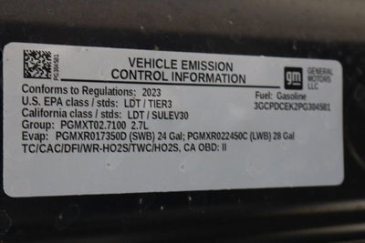 2023 Chevrolet Silverado 1500 Custom Trail Boss