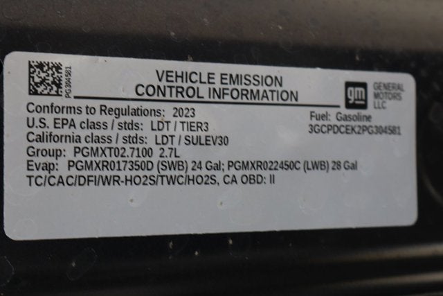 2023 Chevrolet Silverado 1500 Custom Trail Boss