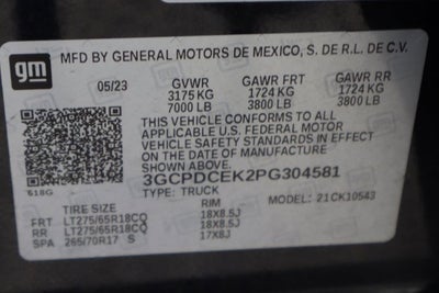 2023 Chevrolet Silverado 1500 Custom Trail Boss