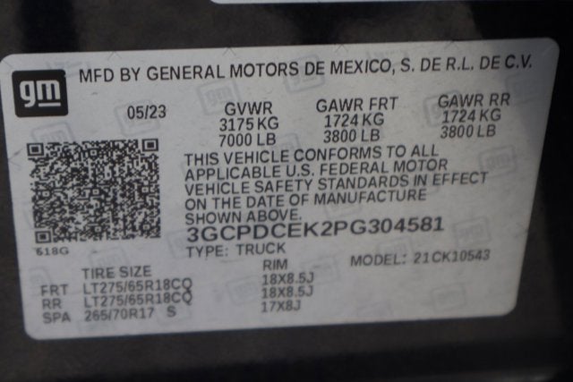 2023 Chevrolet Silverado 1500 Custom Trail Boss