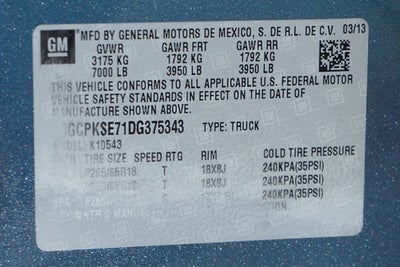 2013 Chevrolet Silverado 1500 LT