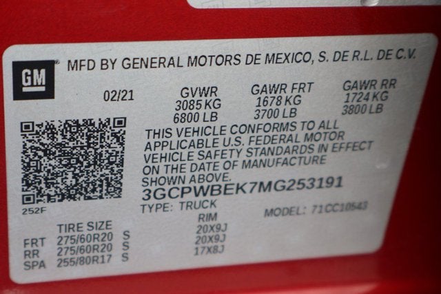 2021 Chevrolet Silverado 1500 Custom