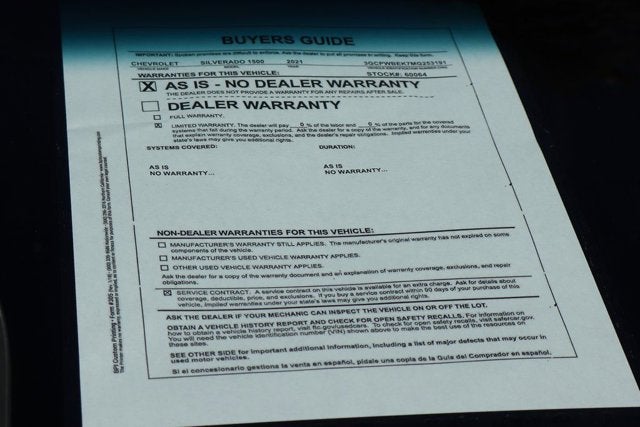 2021 Chevrolet Silverado 1500 Custom