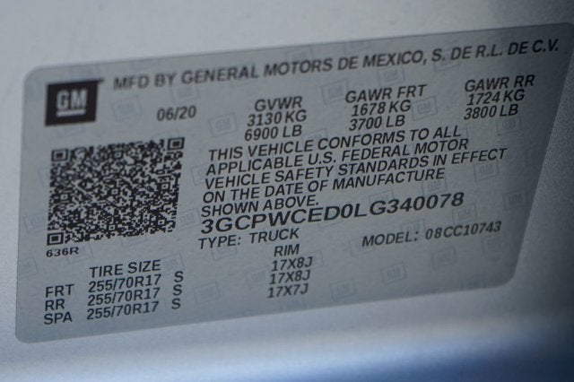 2020 Chevrolet Silverado 1500 LT