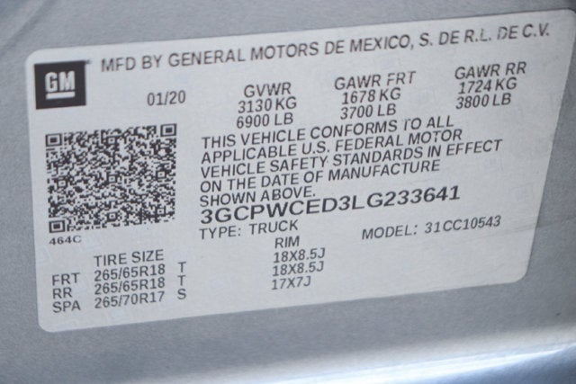 2020 Chevrolet Silverado 1500 LT