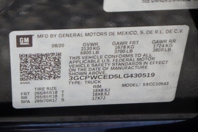 2020 Chevrolet Silverado 1500 LT