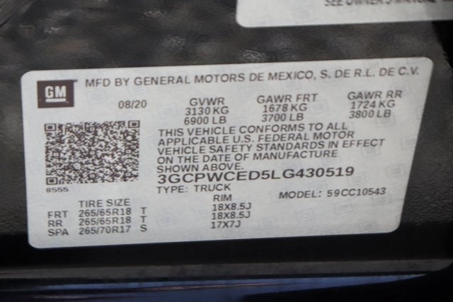 2020 Chevrolet Silverado 1500 LT