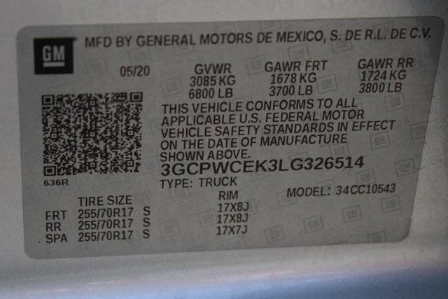 2020 Chevrolet Silverado 1500 LT