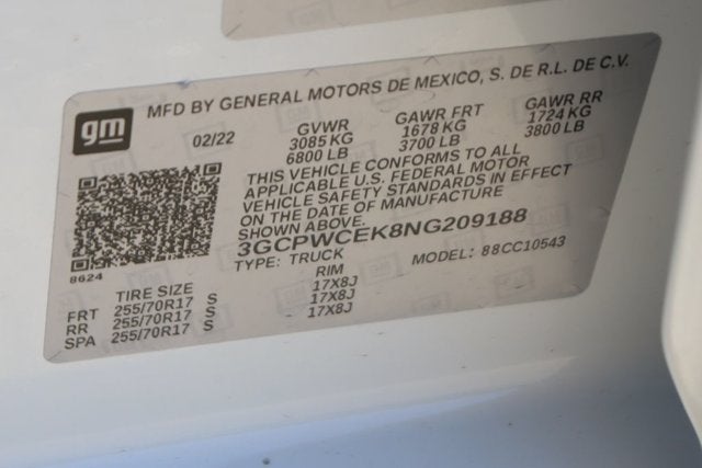 2022 Chevrolet Silverado 1500 LTD LT