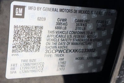 2019 Chevrolet Silverado 1500 LT