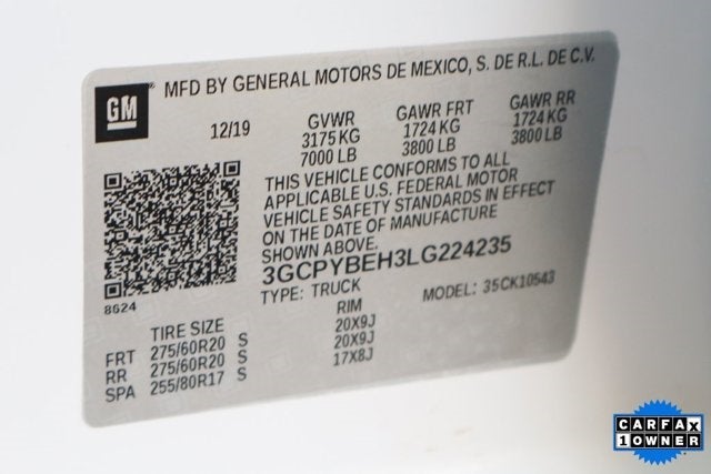 2020 Chevrolet Silverado 1500 Custom