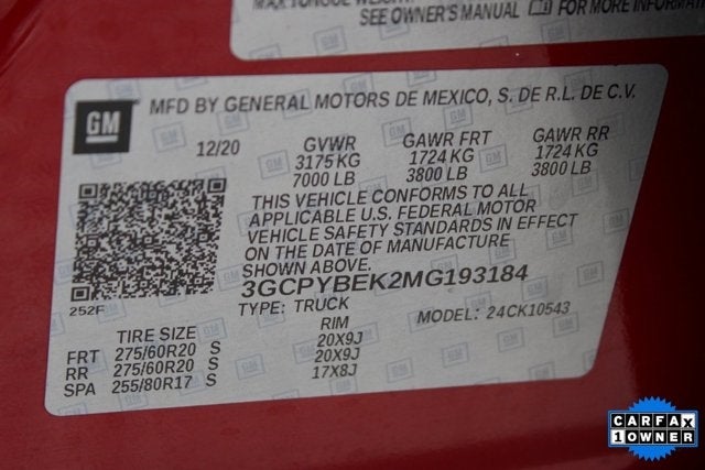 2021 Chevrolet Silverado 1500 Custom