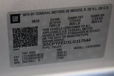 2020 Chevrolet Silverado 1500 LT Trail Boss