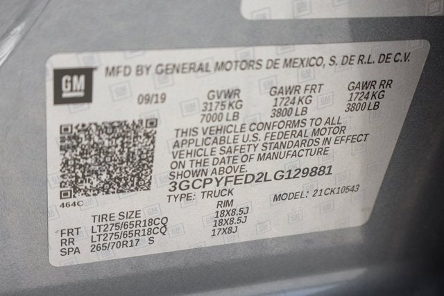 2020 Chevrolet Silverado 1500 LT Trail Boss