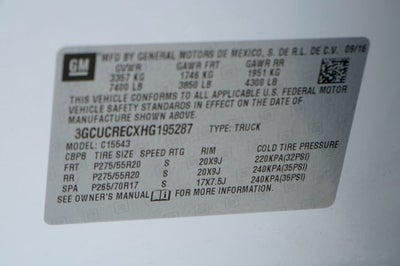 2017 Chevrolet Silverado 1500 LT