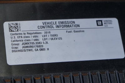 2018 Chevrolet Silverado 1500 LT