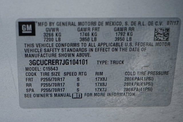 2018 Chevrolet Silverado 1500 LT