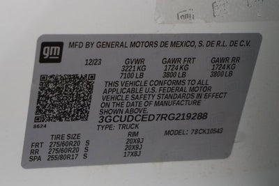 2024 Chevrolet Silverado 1500 Custom Trail Boss