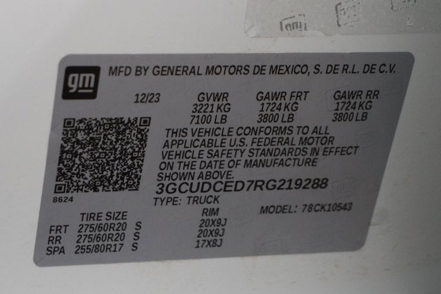 2024 Chevrolet Silverado 1500 Custom Trail Boss