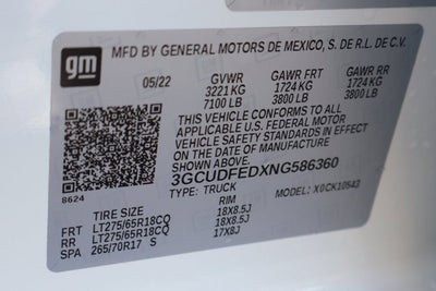 2022 Chevrolet Silverado 1500 LT Trail Boss