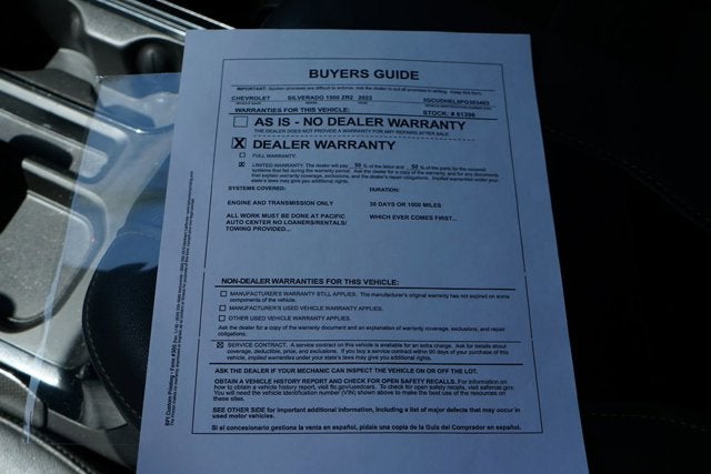 2023 Chevrolet Silverado 1500 ZR2