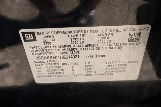 2017 Chevrolet Silverado 1500 LT