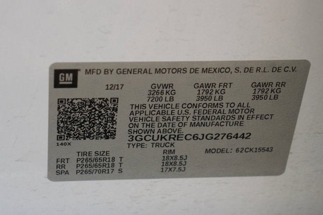 2018 Chevrolet Silverado 1500 LT