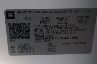 2018 Chevrolet Silverado 1500 LT