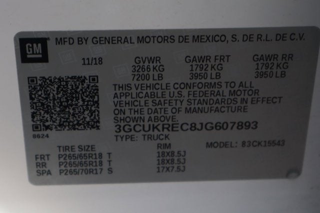 2018 Chevrolet Silverado 1500 LT