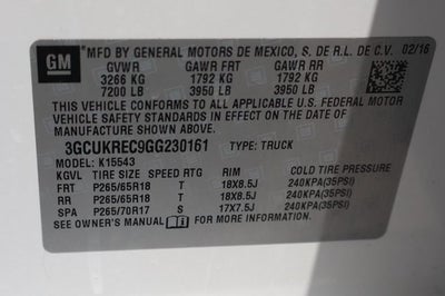 2016 Chevrolet Silverado 1500 LT