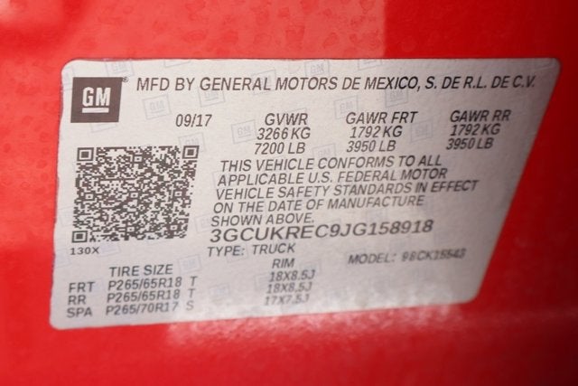 2018 Chevrolet Silverado 1500 LT