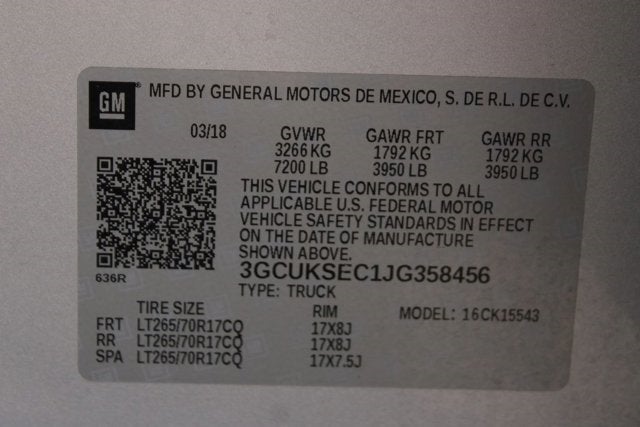 2018 Chevrolet Silverado 1500 LTZ