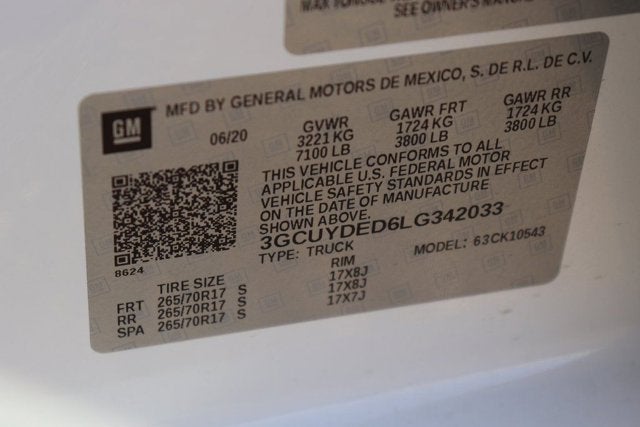 2020 Chevrolet Silverado 1500 LT