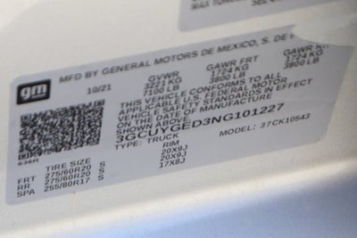 2022 Chevrolet Silverado 1500 LTD LTZ