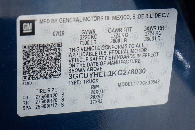 2019 Chevrolet Silverado 1500 High Country