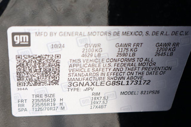 2025 Chevrolet Equinox RS