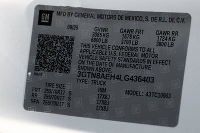 2020 GMC Sierra 1500 Base