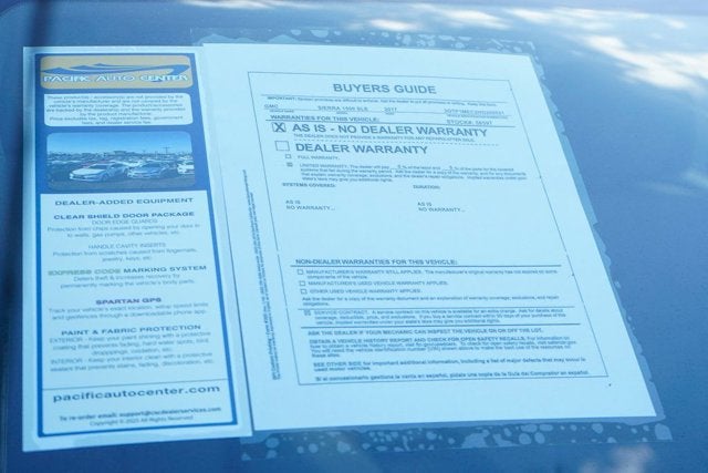 2017 GMC Sierra 1500 SLE