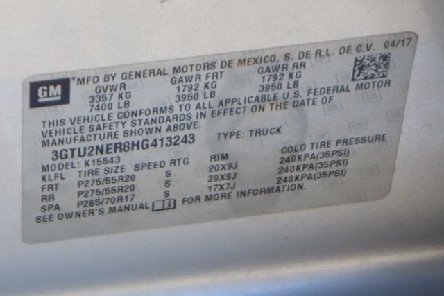 2017 GMC Sierra 1500 SLT