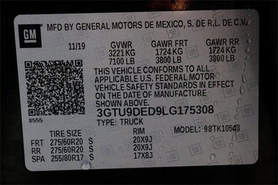 2020 GMC Sierra 1500 SLT